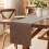 Chemin de table en polyester, style minimaliste, pour commode, décoration de table à manger (11,81 x 82,68 pouces) 5