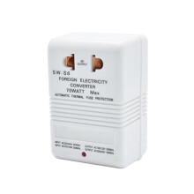 Utazó adapter feszültségátalakító Step Up Down, AC110V220V kapcsoló 70W univerzális aljzat kétcsatornás világszerte kompatibilis kompakt