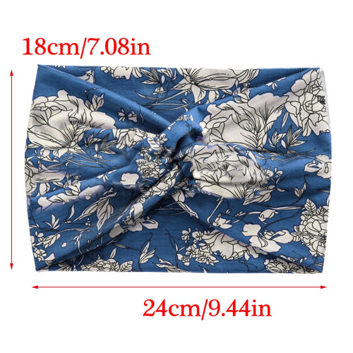 Faixa de cabeça larga, macia e elástica para absorver o suor (1 peça) 2