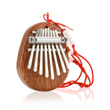 Mini kalimba (piano à pouces), instrument à jouer facile avec cordelette de suspension, matériaux écologiques pour débutants, enfants et adultes