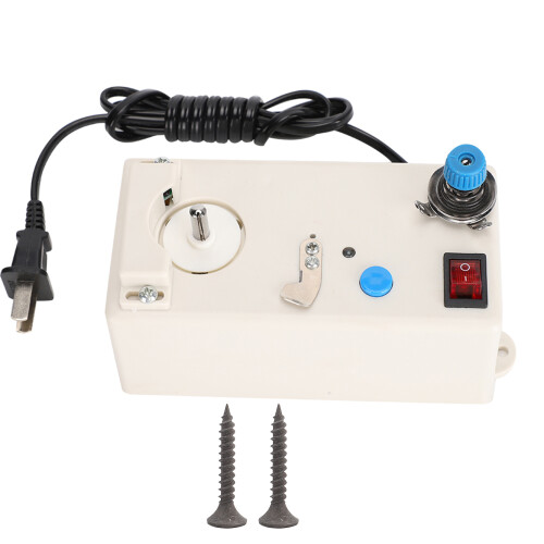 Universal Bobbin Compatibility Bobbin Winder Automatic Bobbin Winder with High Speed Winding Electric Bobbin Winder Portable Design Start Stop Button