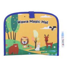 Educational Learning Activity Water Drawing Mat Kid Friendly Design Reusable Drawing Mat Fine Motor Skills Development with Doodle Pen for Toddler
