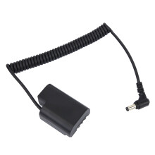 Tap Dummy Batterij voor Canon LP E6N H, compatibel met EOS R5C6D Mark II. Brede compatibiliteit. Ontwerp met spiraalkabel. Veilige en betrouwbare