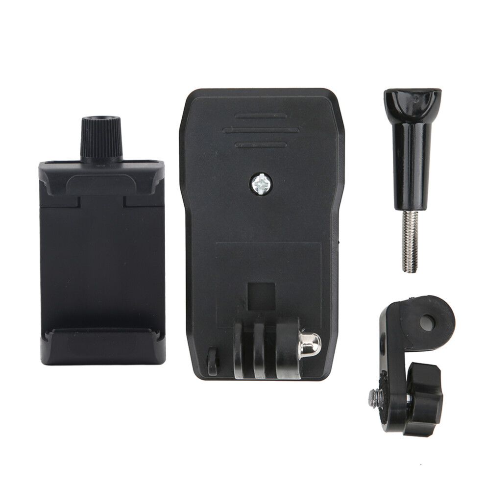Backpack Clip Mount For Action Camcorders, 360Degree Rotation Quick Release Holder Compatible With Gopro Hero Ista360sjcam Dji And More, High Black 9049227016242