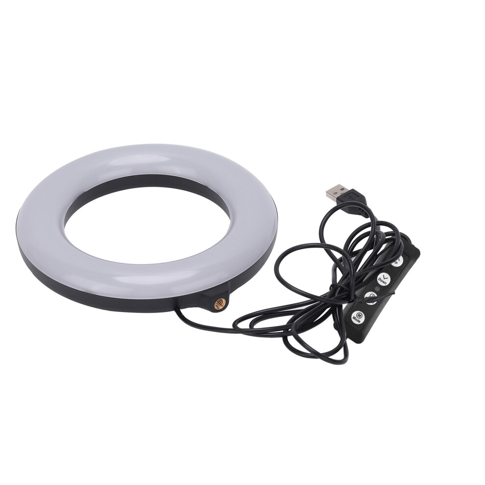 Usb Powered Led Ring With Tripod Compatibility, Color Ing Mode Adjustable Brightness Desktop Lamp For Live Streaming Remote Meeting Light 9049227017096