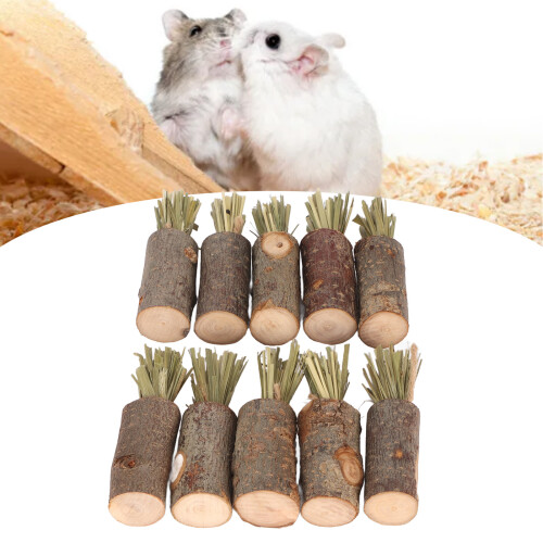 10Pcs Rabbit Chew Sticks Edible Safe Urinary Stone