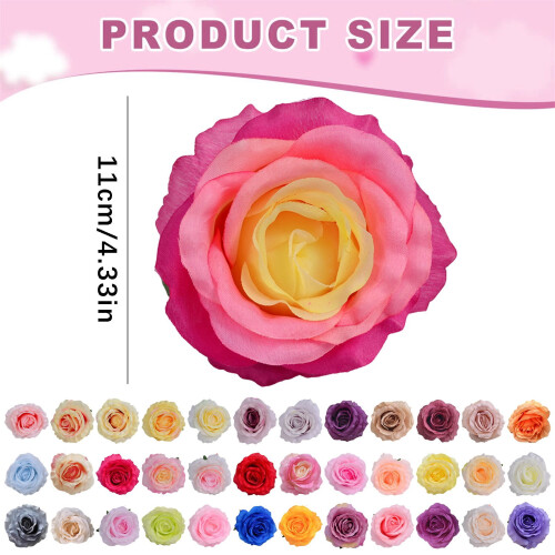 Artificial Flower Heads for DIY Floral Crafts 2