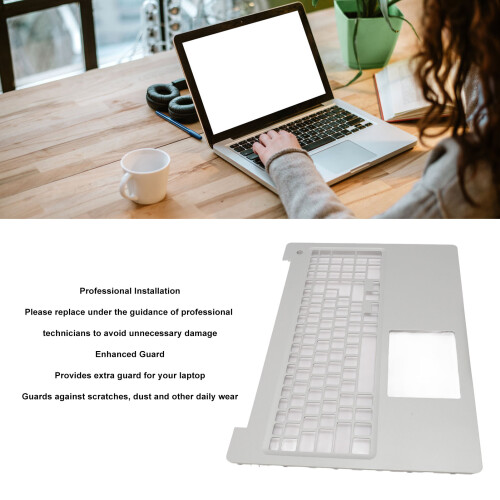 Silver Laptop Upper Case Cover for 15 5570 5575 Notebook Replacement 2