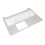 Engineering Plastic Laptop Replacement Cover, Palmrest Upper Case For Dell Inspiron Silver Easy To Install Solid Lightweight Laptop Case Premium ABS 6
