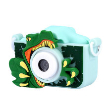 Childrens Digital Camera With Anti Drop Design And Portable Lanyard Cute Cartoon Design Music Player Real Time Video Recording Time Lapse Recording