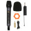 Seamless Frequency Switching Wireless Microphones Treble Bass Control Dynamic Handheld Mic Echo Effect With Mute Function For Indoor Outdoor Use 1