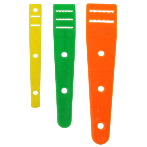 3 Pieces Plastic Elastic Guides Glides Threader 7.5mm, 8.7mm & 1mm Threading 1