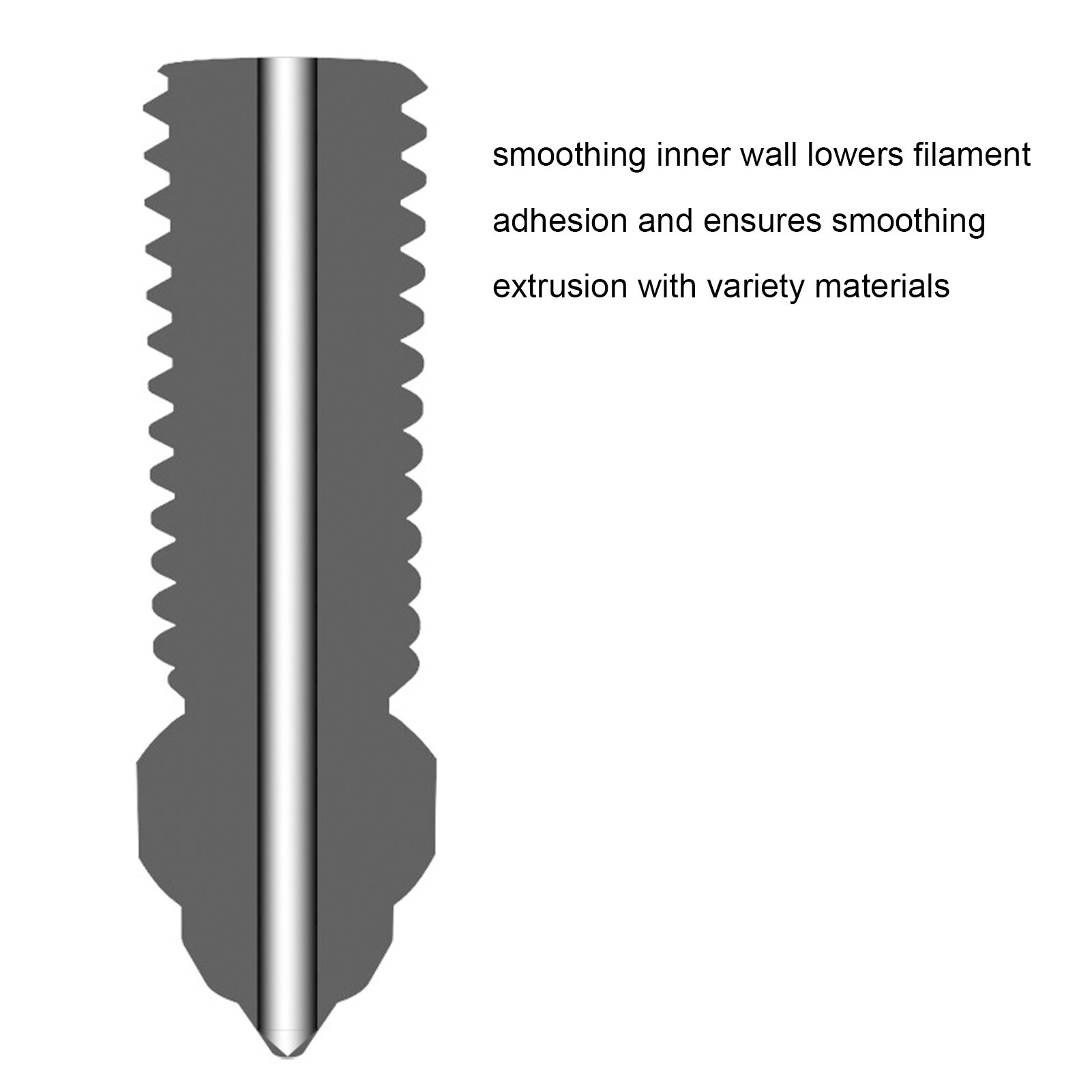 4 pièces de buses d'extrudeuse en acier trempé de 0,4 mm pour ...