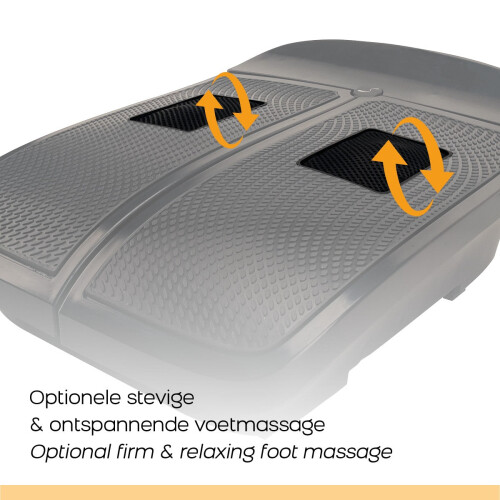 Vibration Leg Trainer with Acupressure Massage - Black 2