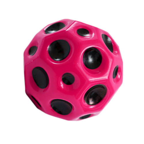 Elastic Bouncing Space Ball 66mm 2.6in Magenta PU