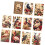 30 τεμάχια χαρτί αντίκα για scrapbooking 10x14cm χαρτί διακόσμησης φόντου για συσκευασία 5