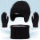 Set invernale per bambini composto da cappello, sciarpa e guanti in maglia – Caldo e foderato, compatibile con touchscreen, morbido e spesso, 3 2