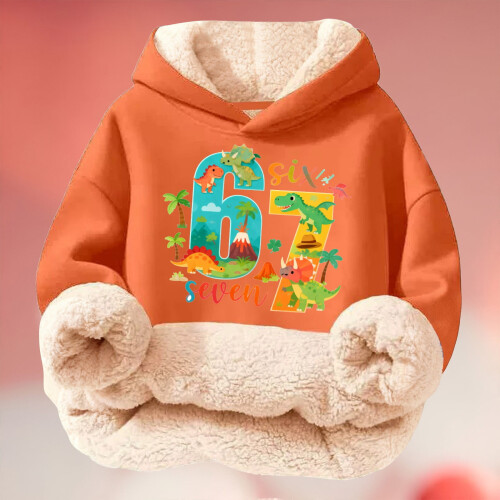 Sweat à capuche enfant en polaire douce 1