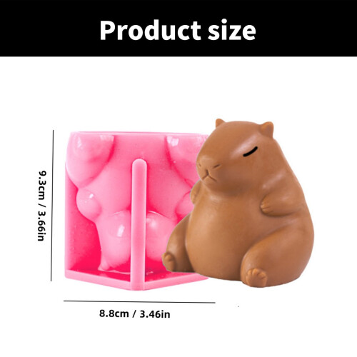 Capybaras silikonform til dessert, mousseverktøy, gave til bakeentusiaster 2