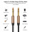 Καλώδιο ήχου Jack 6,5 mm πλεγμένο για ενισχυτή μίξης κιθάρας, καλώδιο Jack 1,8 m αρσενικό 5