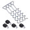 Zeltheringe, Bodenanker, Spiralbefestigung, 6er-Pack 5