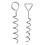 Zeltheringe, Bodenanker, Spiralbefestigung, 6er-Pack 3