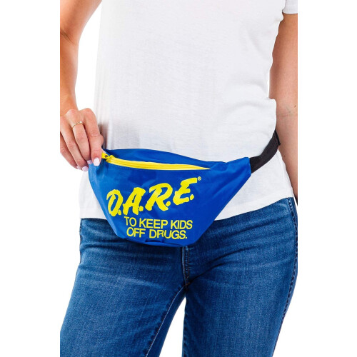 Τσάντα μέσης DARE - Μπλε τσάντες χιαστί με ρυθμιζόμενες τιράντες, Retro'80s Novelty Bag 2