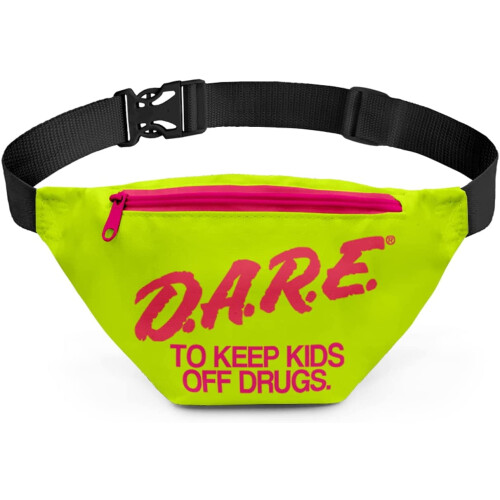 Τσάντα μέσης DARE με ρυθμιζόμενη ζώνη και 3 τσέπες με φερμουάρ - Τσάντα μέσης Neon - 1