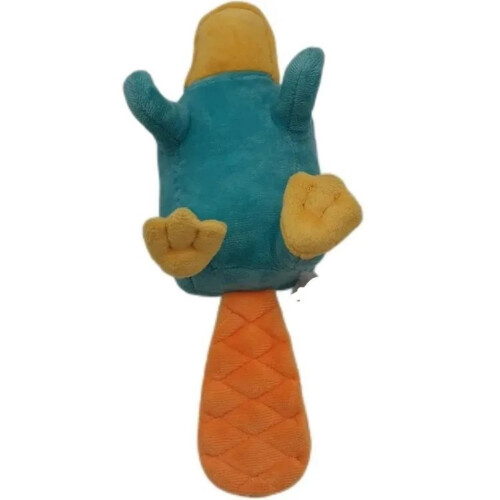 Λούτρινο παιχνίδι Perry The Platypus με αξιολάτρευτη πόζα σε απαλή, γαλαζοπράσινη 2