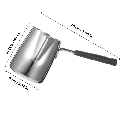 Jarra para Espumar Leite e Espresso em Aço Inoxidável com Grande Capacidade (1 unidade) 1