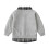 Cappotto a maniche lunghe in cotone a quadri per bambini 3