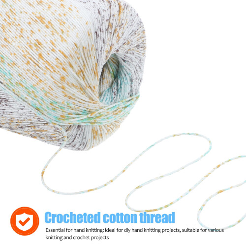 Soft Cotton Yarn for Scarf Blanket Knitting Crochet Craft Projects 2