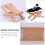 Guitar footstool beige plastic 4-position adjustable 8