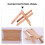 Guitar footstool beige plastic 4-position adjustable 6