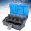 Portable ABS Three‑Layer Fishing Tackle Box with Ergonomic Handle, Impact‑Resistant Lock, Multi‑Tool Storage 3