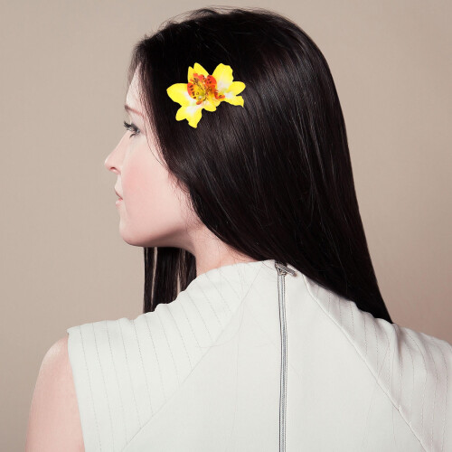 Conjunto de 3 Presilhas de Cabelo com Flores para Mulheres e Adolescentes 1