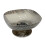 Pedestal Drainer Fruit Bowl Container Organizer Decorative Dessert Display Plate Black Silver 4