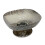 Pedestal Drainer Fruit Bowl Container Organizer Decorative Dessert Display Plate Black Silver 5