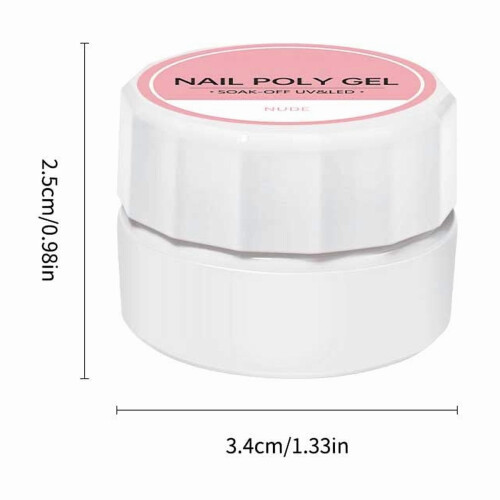 Kit de construcción y modelado de base para pegamento de extensión de uñas 1