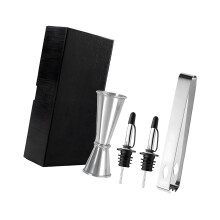 Cocktail-Shaker-Werkzeug aus rostfreiem-Silberwerkzeug mit bla