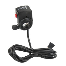 Thumb Brake Switch Speed Control For E-Bike, LED Indicator Battery Monitoring Throttle, High Quality Material With Stable Operation, Universal Fit
