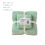 Microfiber bath towel set with hand towel green 3