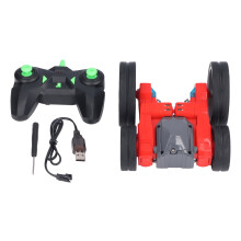 Carro robô de controle remoto com design transformável de carro de polícia, sinal estável de 2,4 GHz, giro de 360 graus, derrapagem controlada,