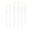 6Pcs Assorted 3 Sizes Hand Sewing Needles Embroidery Mending Craft Quilting 6Pcs 2
