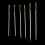 6Pcs Assorted 3 Sizes Hand Sewing Needles Embroidery Mending Craft Quilting 6Pcs 3