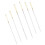 6Pcs Assorted 3 Sizes Hand Sewing Needles Embroidery Mending Craft Quilting 6Pcs 6
