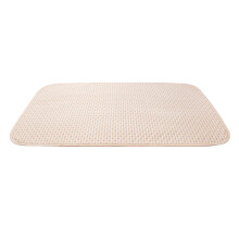 Soft On Paws Easy Clean Scatter Control Universal Cat Litter Catcher Dual Layer Design Waterproof Urine Proof Mat With Honeycomb Structure
