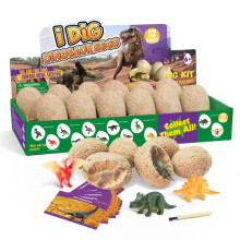 Kit de Escavação de Ovos de Dinossauro para Festa com Tema de Dinossauros: Atividades Educativas e Práticas de Exploração STEM, Experimentos