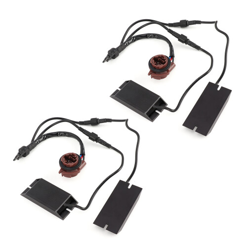 Decoder con resistore di carico in materiale di alta qualità, adattatore decoder LED plug and play con prestazioni eccellenti, anti-iperflash,