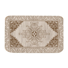 Heat Resistant Drying Pad with Unique Print Design, Machine Washable Flannel Mat for Dish Racks, Non-Slip Surface Protection Mat